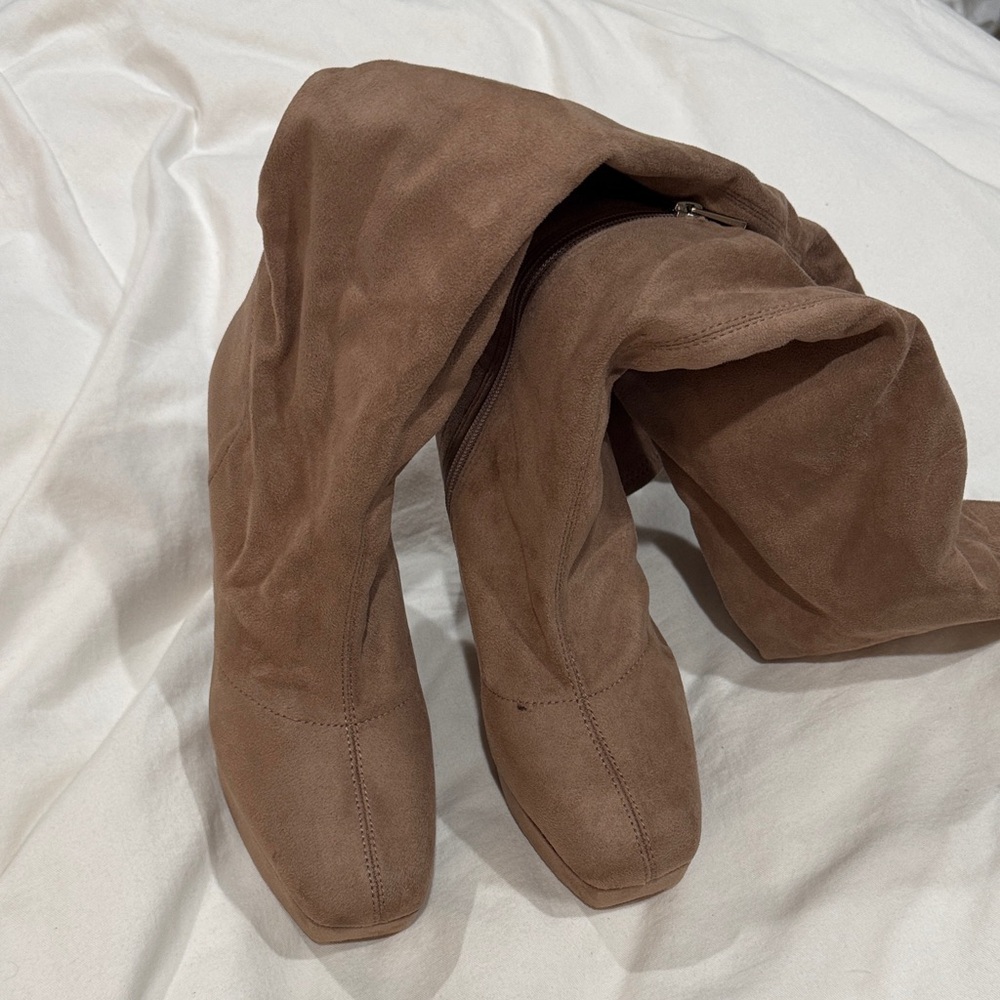 Jessica Simpson Tan Over the Knee Boots